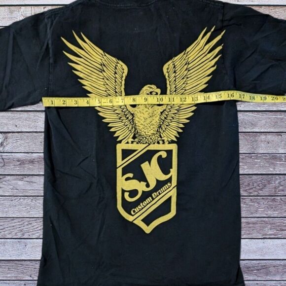 Retro SJC CUSTOM DRUMS LOGO Mens Small Shirt - Picture 6 of 7